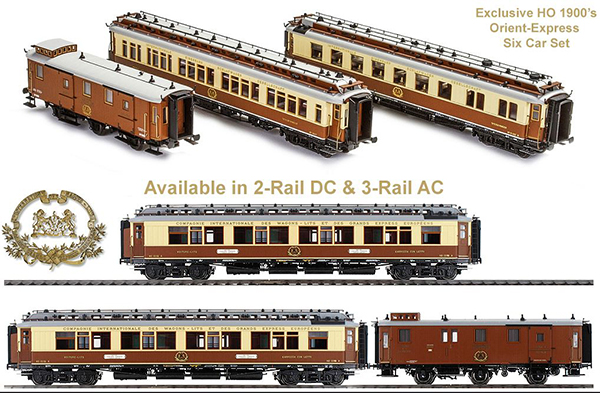 Kato HobbyTrain Lemke H44018-19 - 1900s Orient Express Set